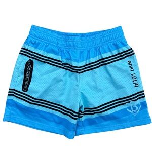 Baseball Lifestyle 101 Youth Crayon Boys Baby Blue Shorts Youth Large (YL)